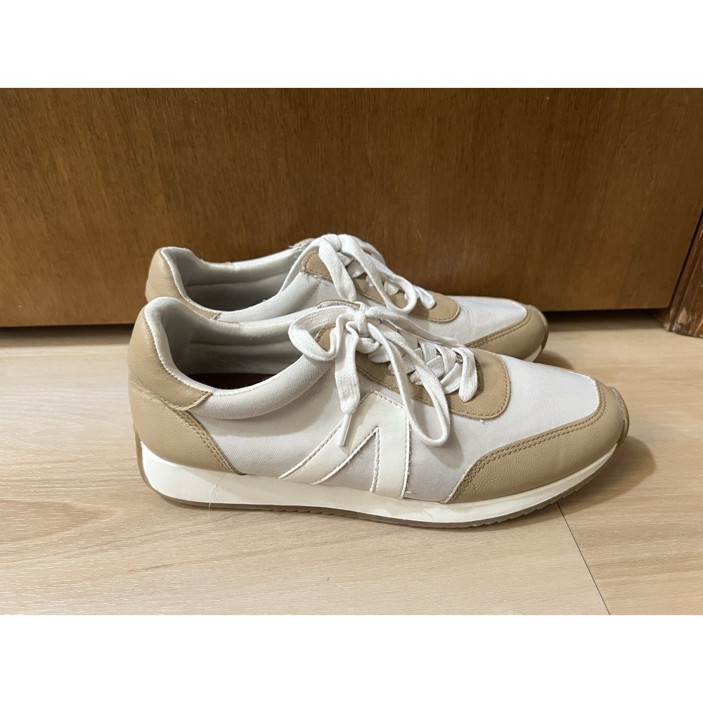 MIA Kable Retro Sneaker for Women Cream/Natural White Size 7